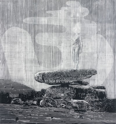 Basis, 66,5 x 62,3cm, Linocut, 2018, Edition of 5+2