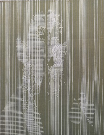 Maske, 27 x 21 cm, Linocut, 2019, Edition of 18 + 3