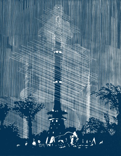 Funke, 27 x 21 cm, Linocut, 2019, Edition of 18 + 3