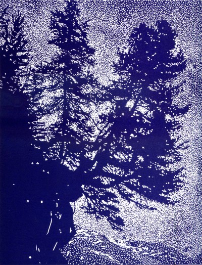 Tau, Linocut, 27 x 21 cm, 2023, Edition of 50 + 5
(available in the shop)